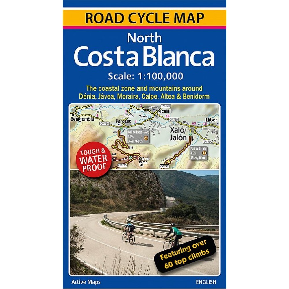 Costa Blanca Norra Cykelkarta